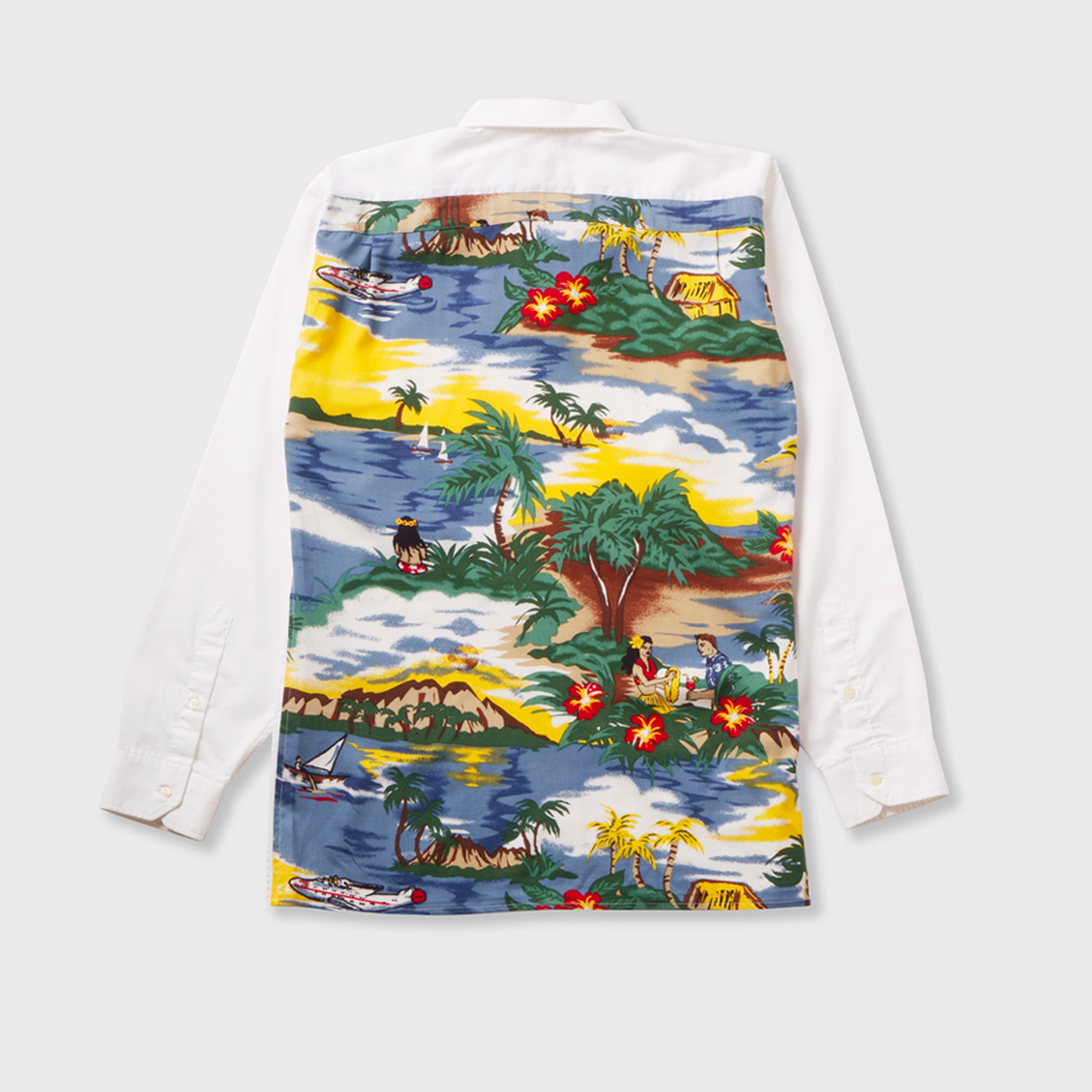 Arne patterned back shirt