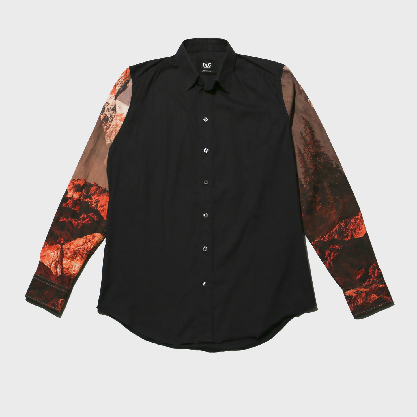 Stefano patterned sleeves shirt
