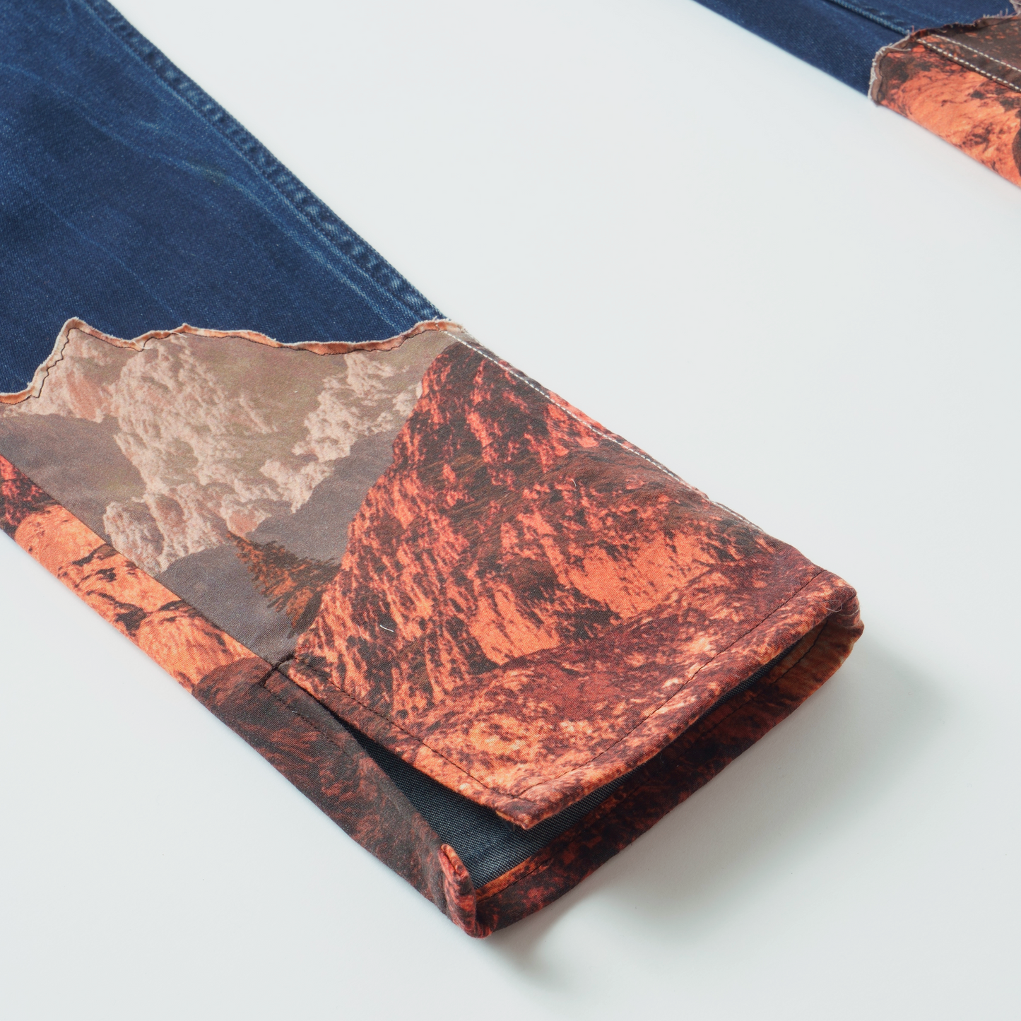Dries patterned slim jeans