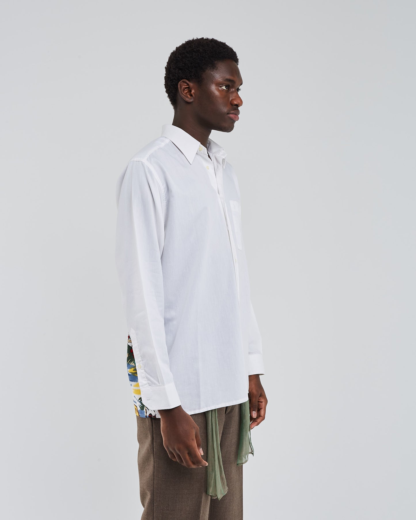 Arne patterned back shirt