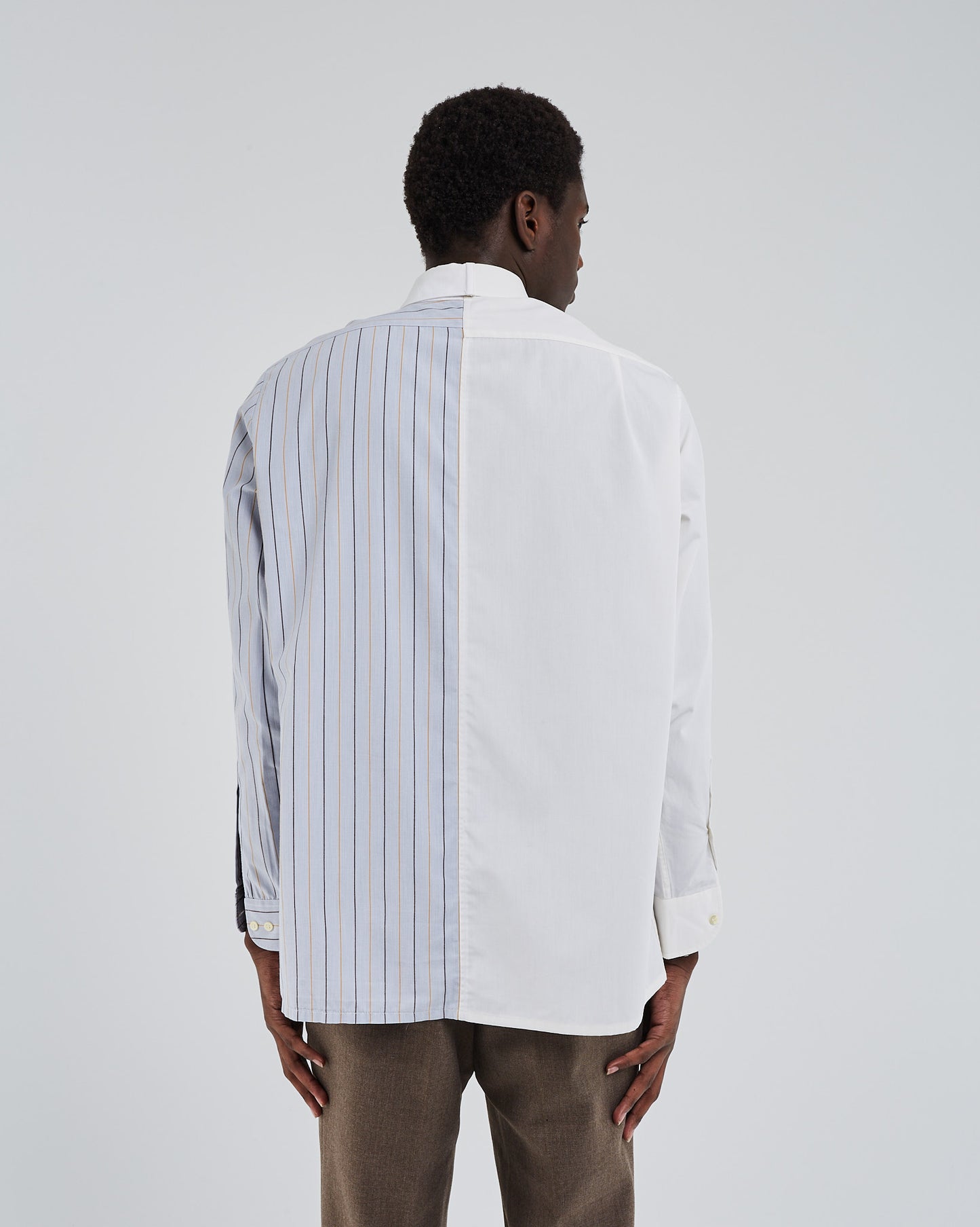 Leo single collar double shirt