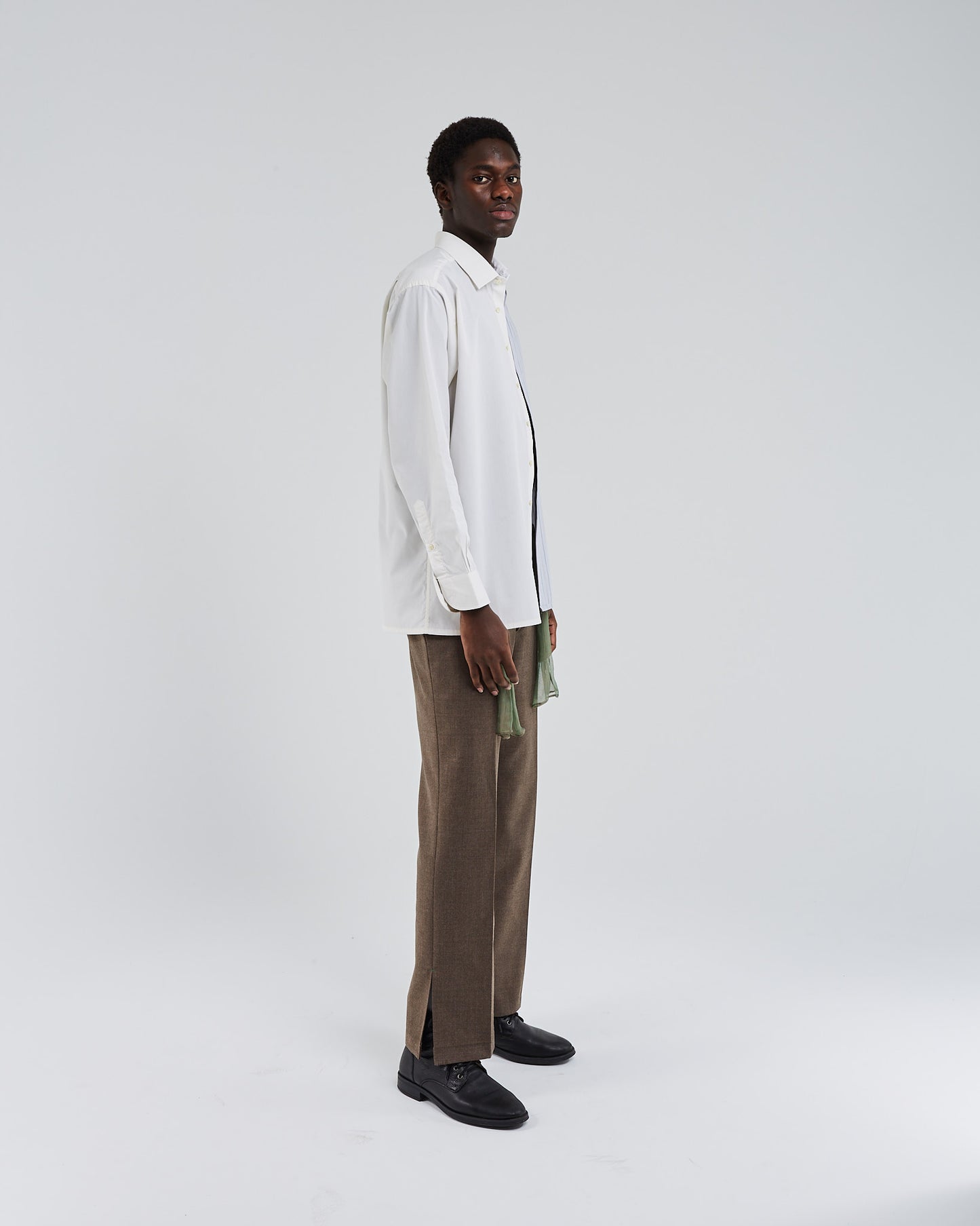 Leo single collar double shirt