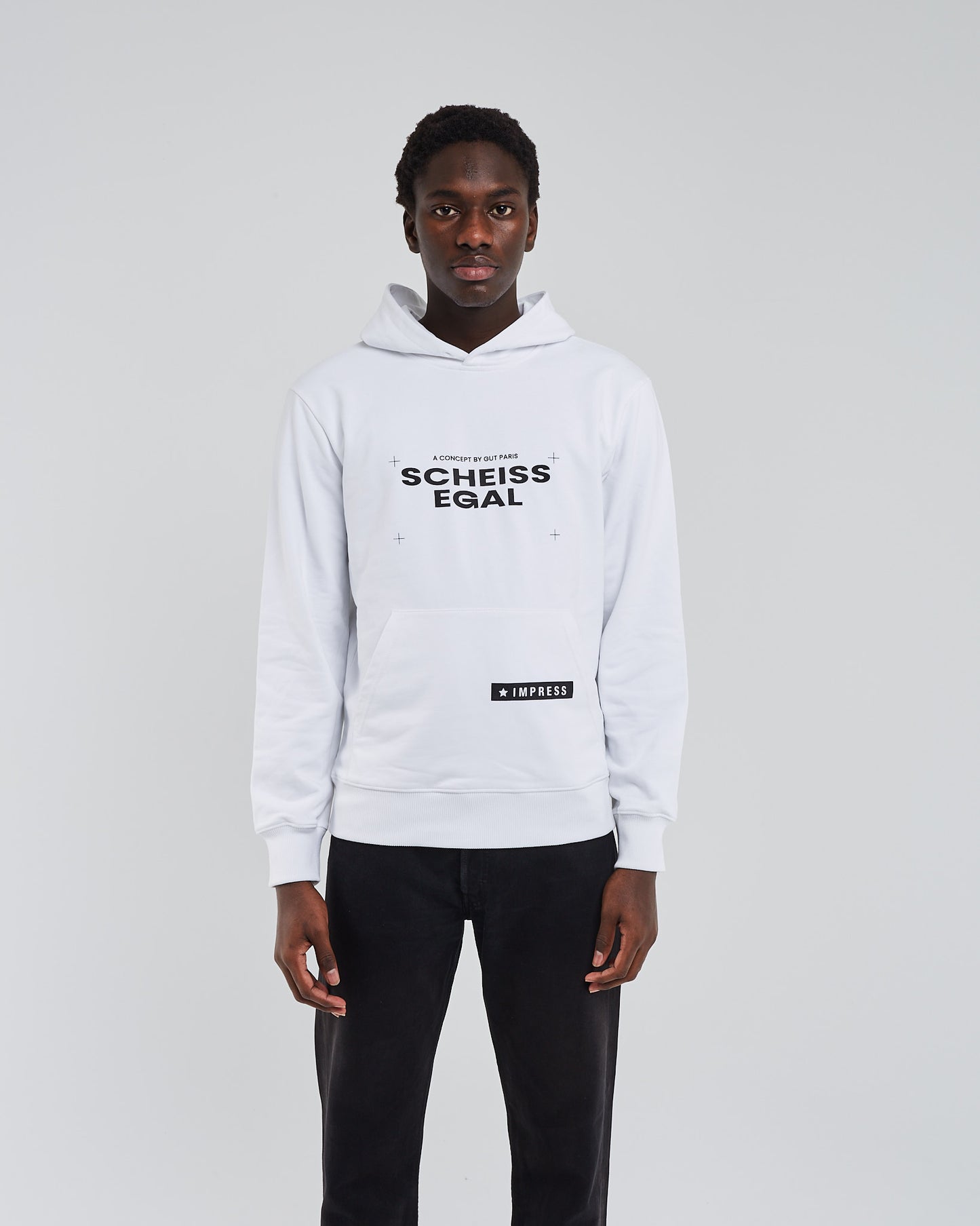 White hoodie scheissegal
