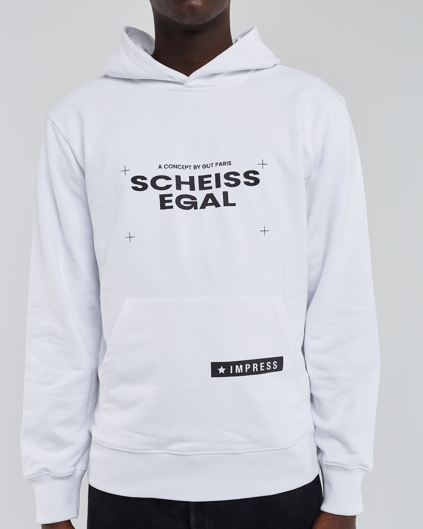 White hoodie scheissegal