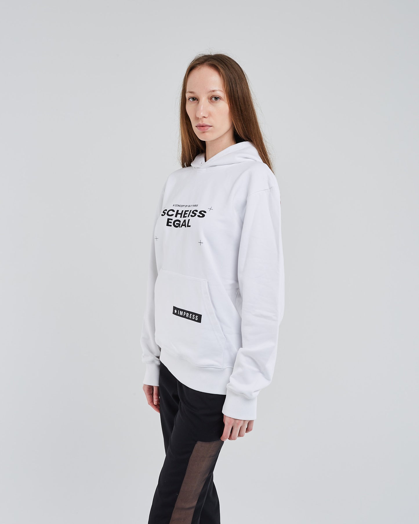 White hoodie scheissegal