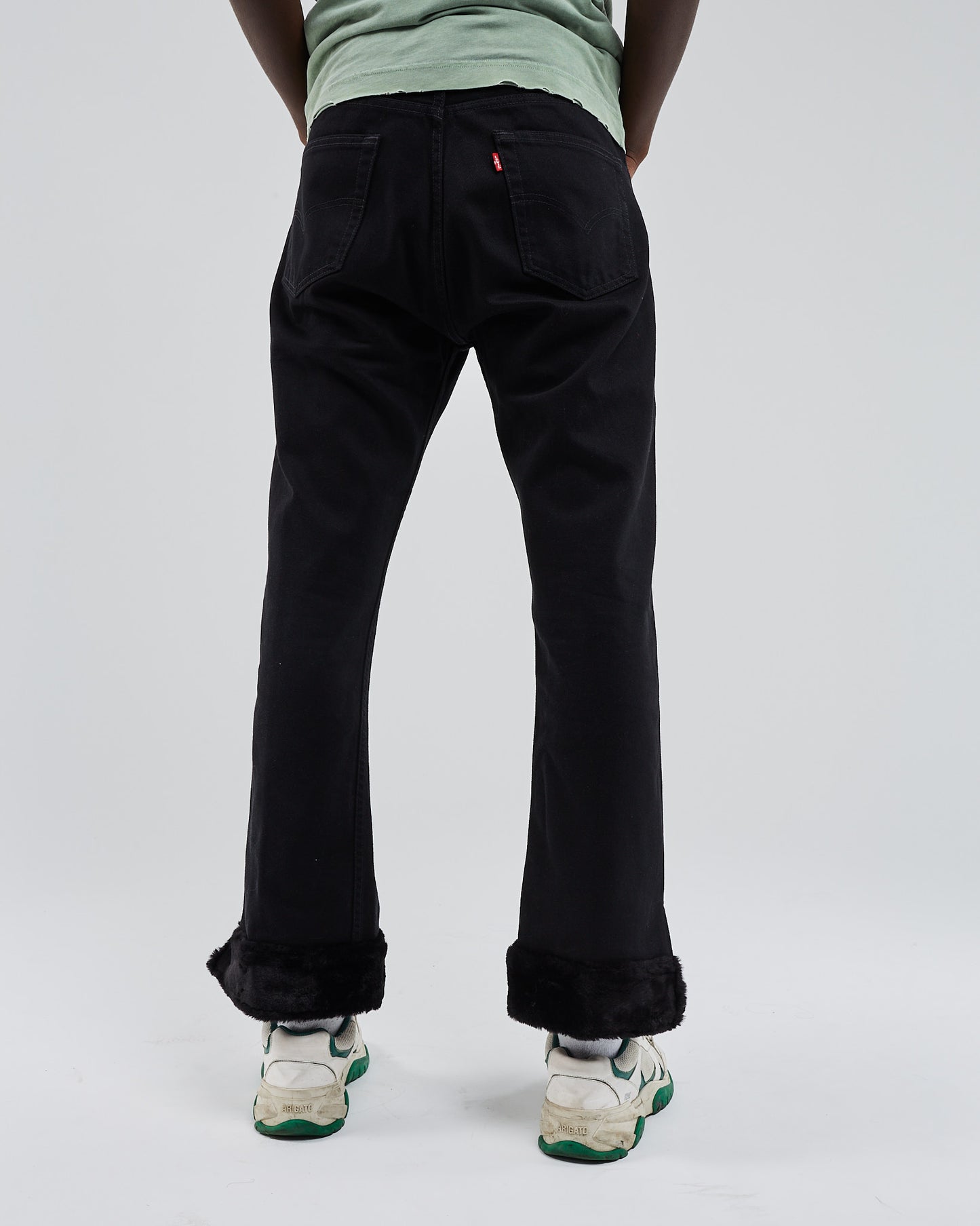 Virgil faux fur jeans
