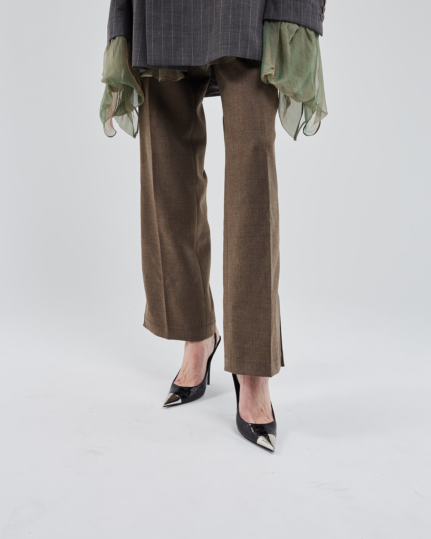 Nicolas wool and silk pant