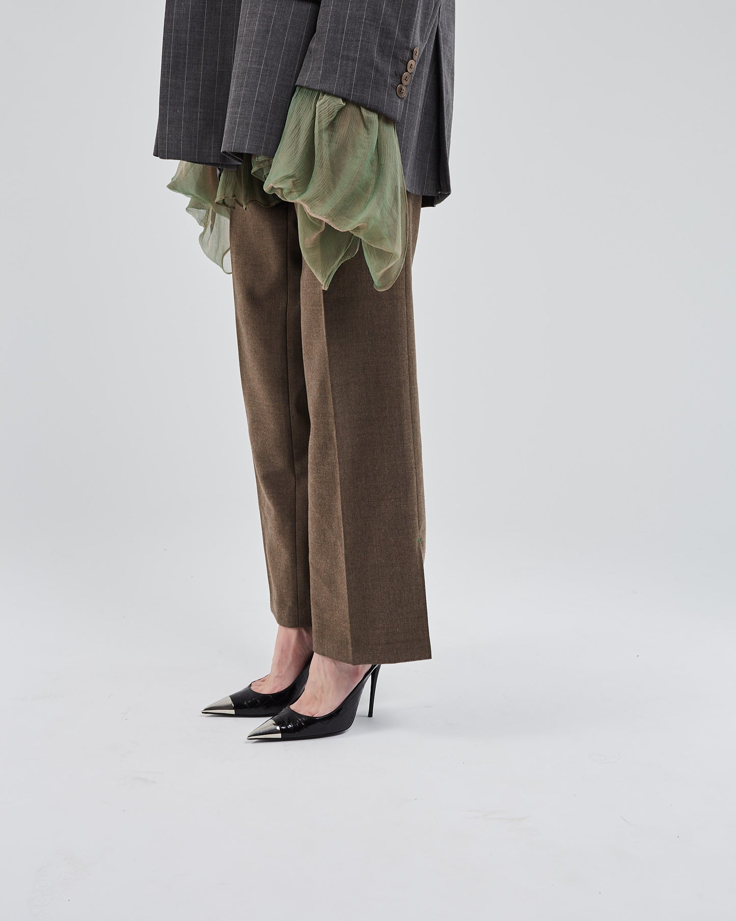 Nicolas wool and silk pant