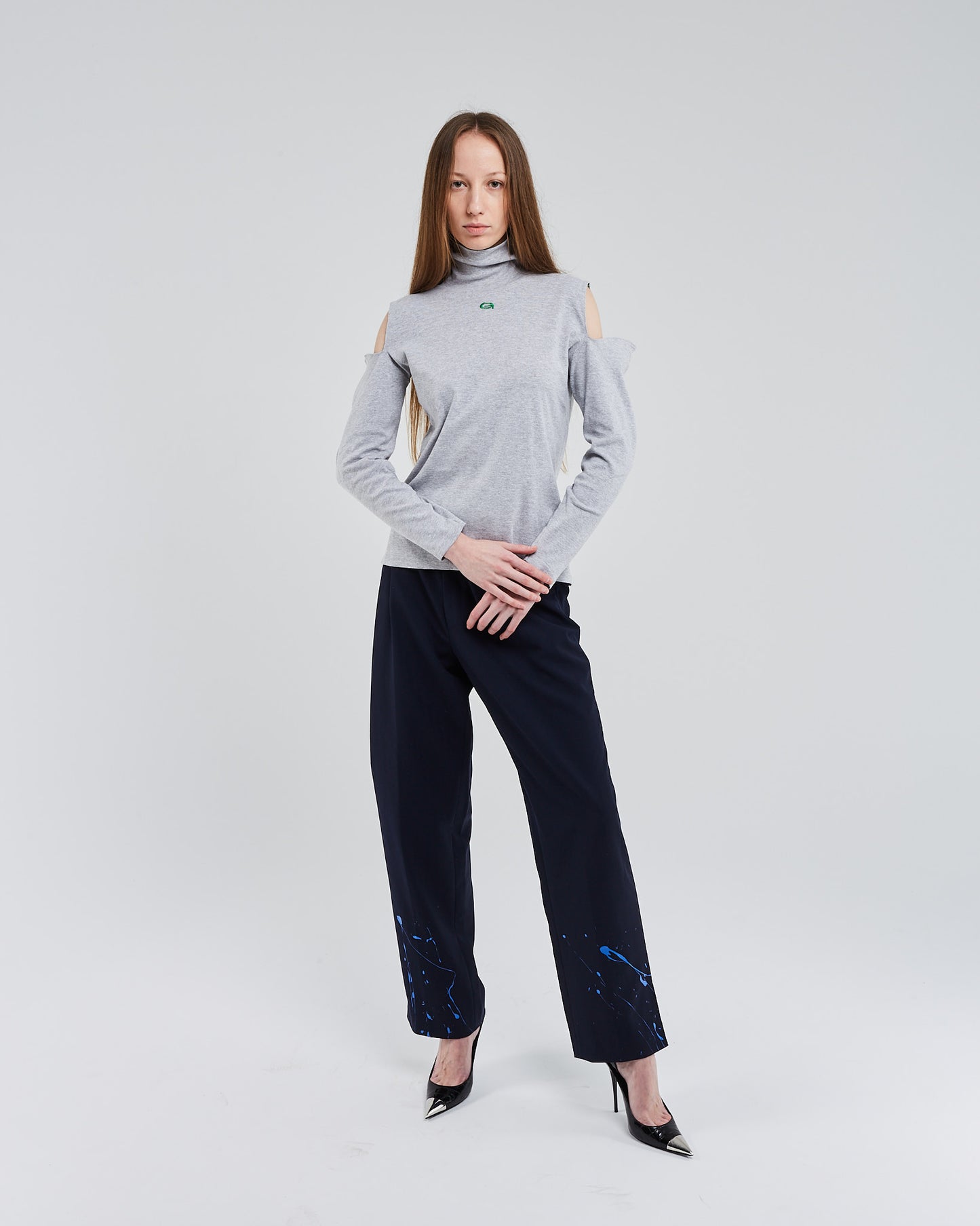 Vivienne high-neck top