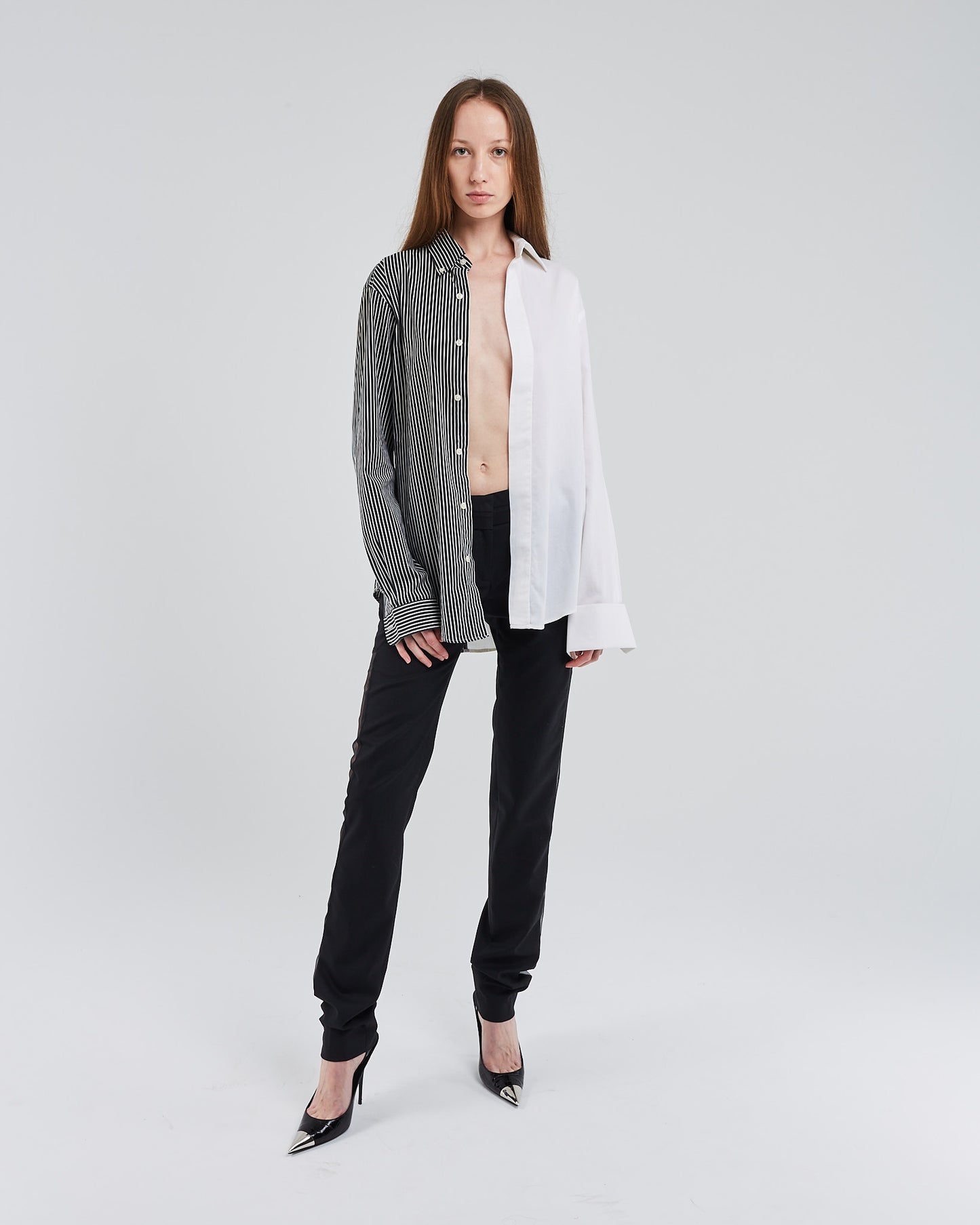 Jean-claude double shirt with one musketeer wrist