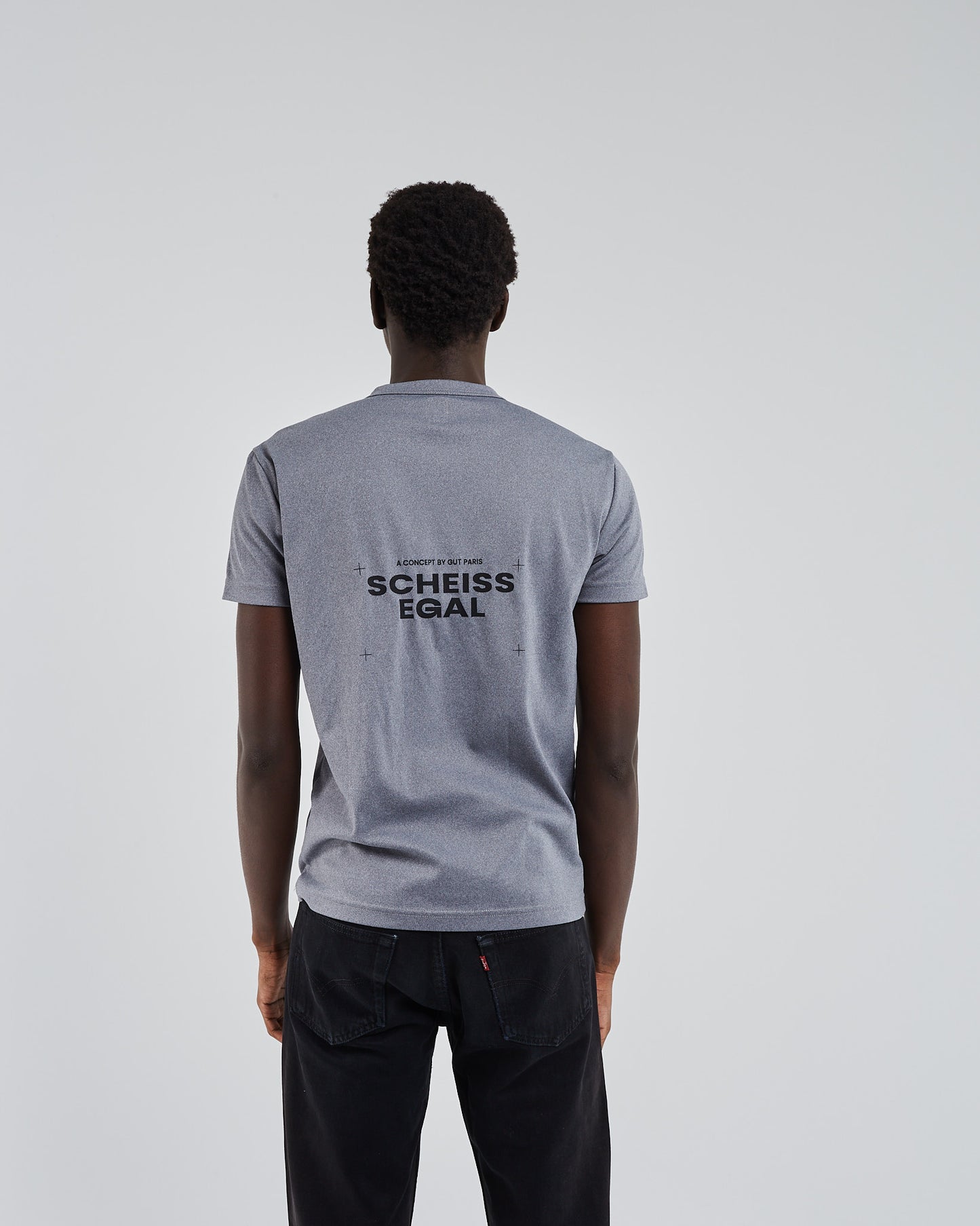 Grey slim top scheissegal