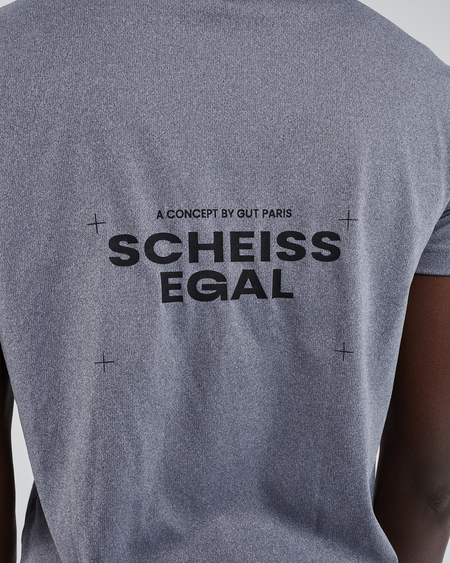 Grey slim top scheissegal