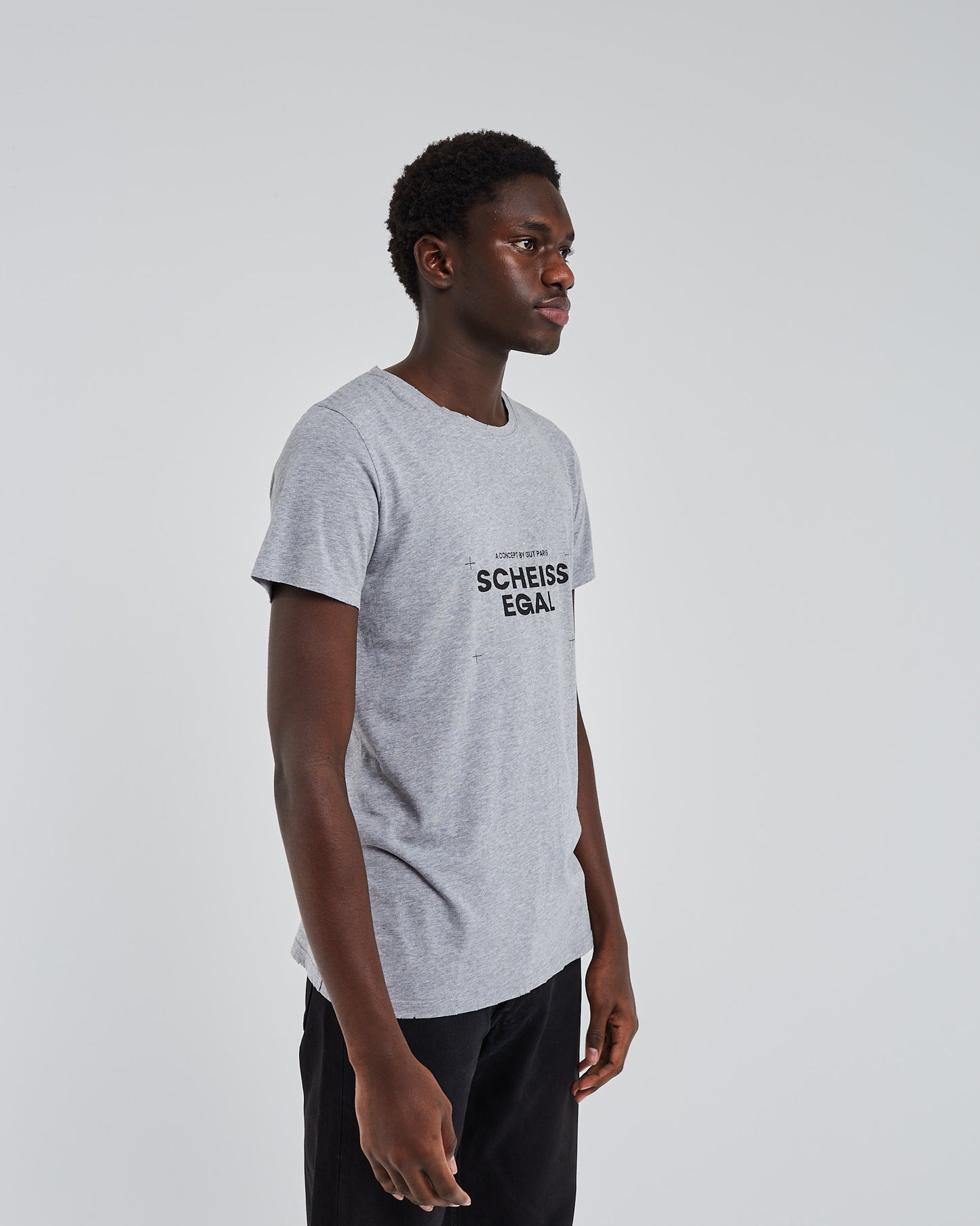 Grey printed t-shirt scheissegal