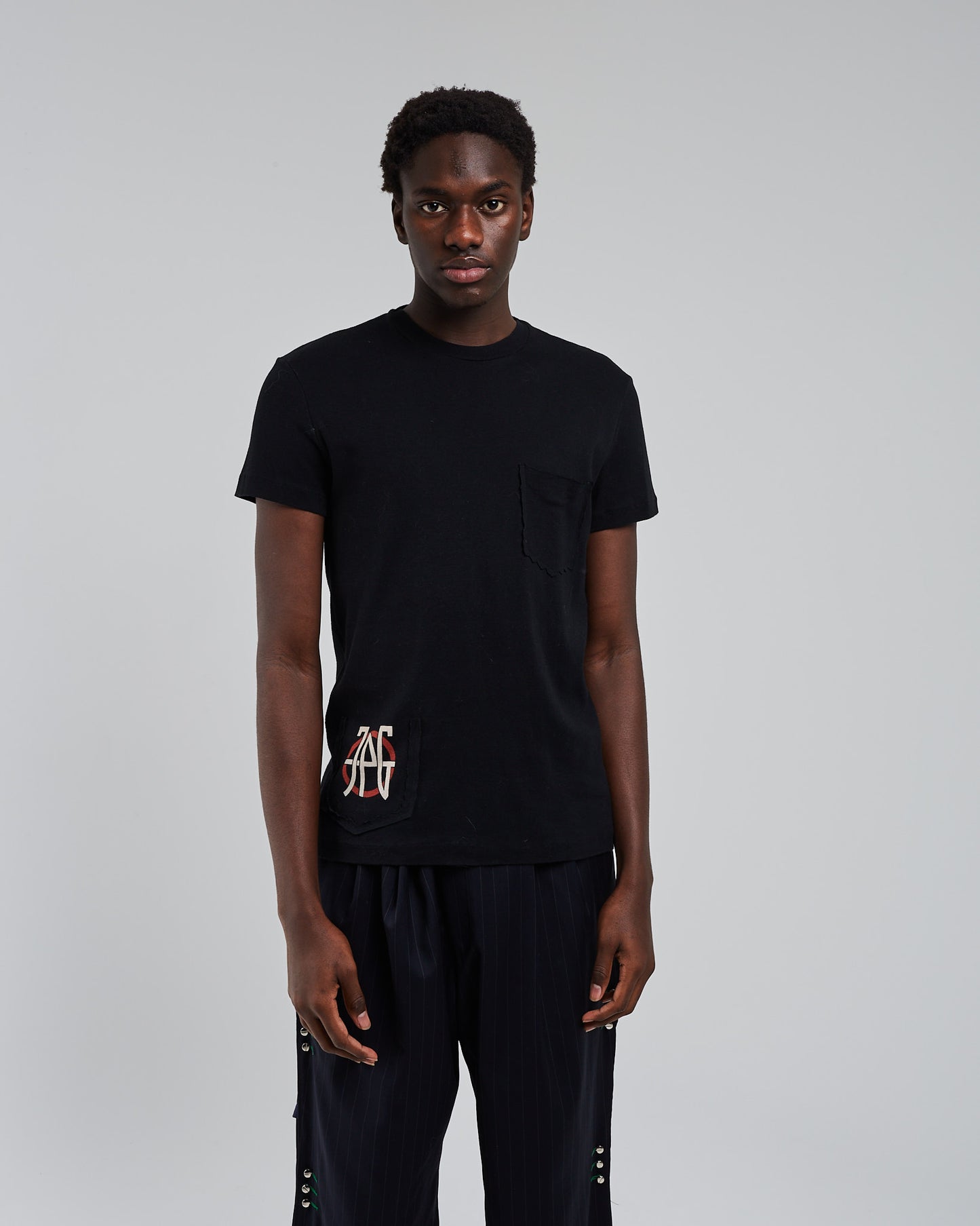 Black printed t-shirt SFTN