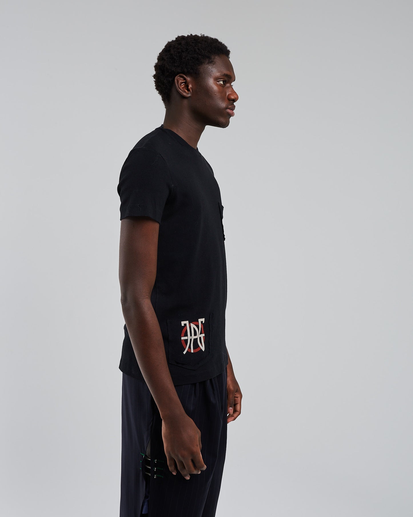 Black printed t-shirt SFTN