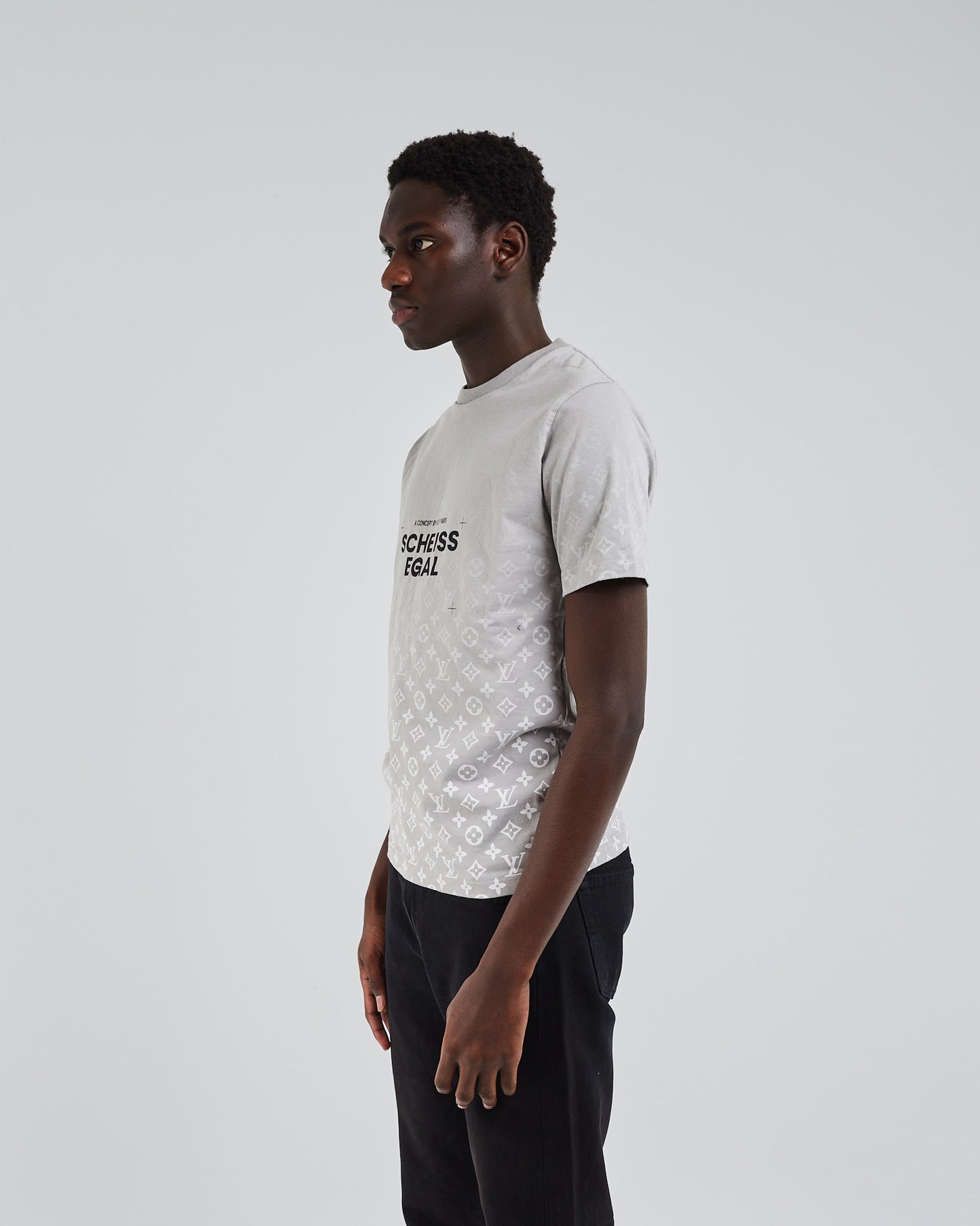 Grey printed t-shirt scheissegal