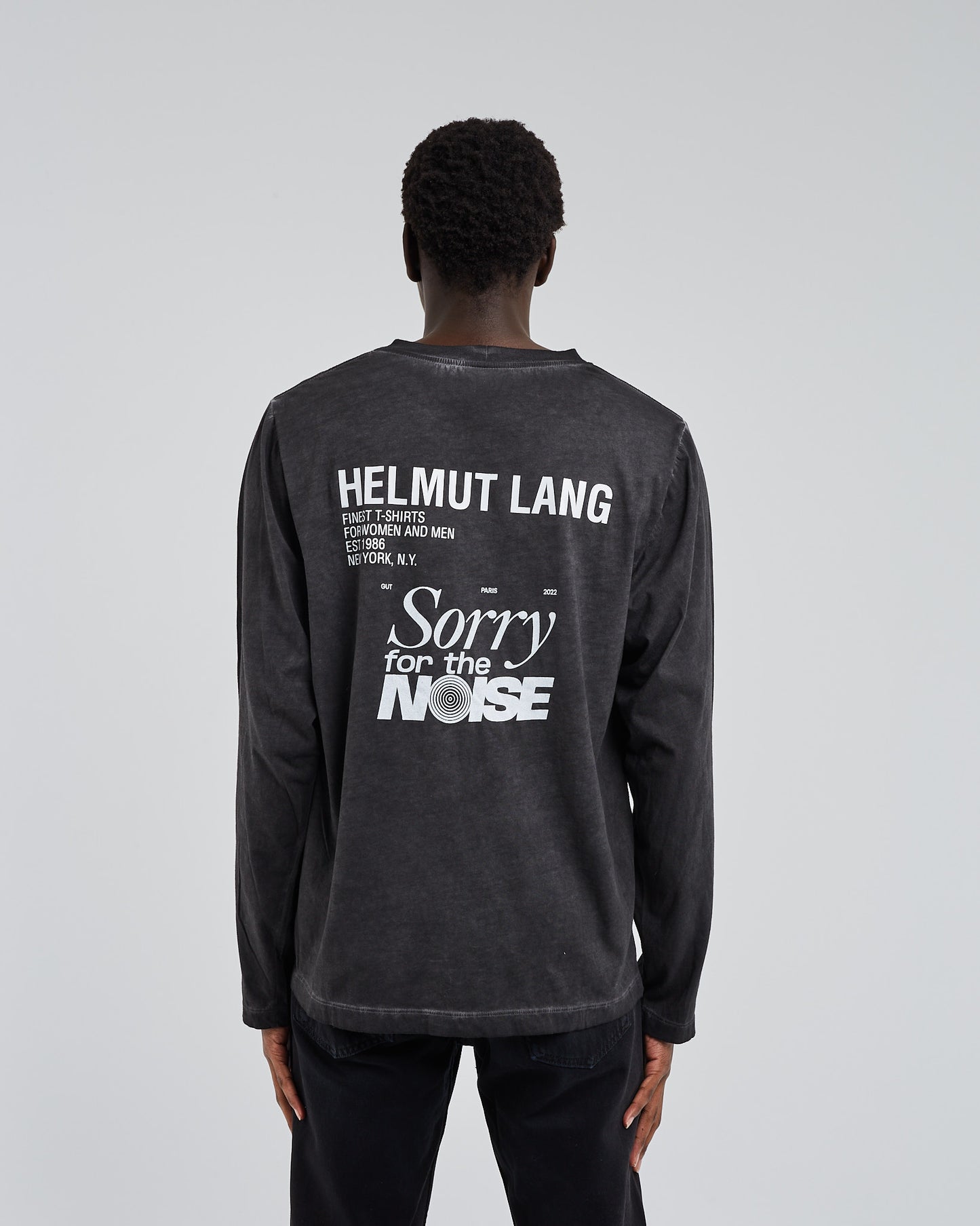 Grey longsleeves printed t-shirt SFTN